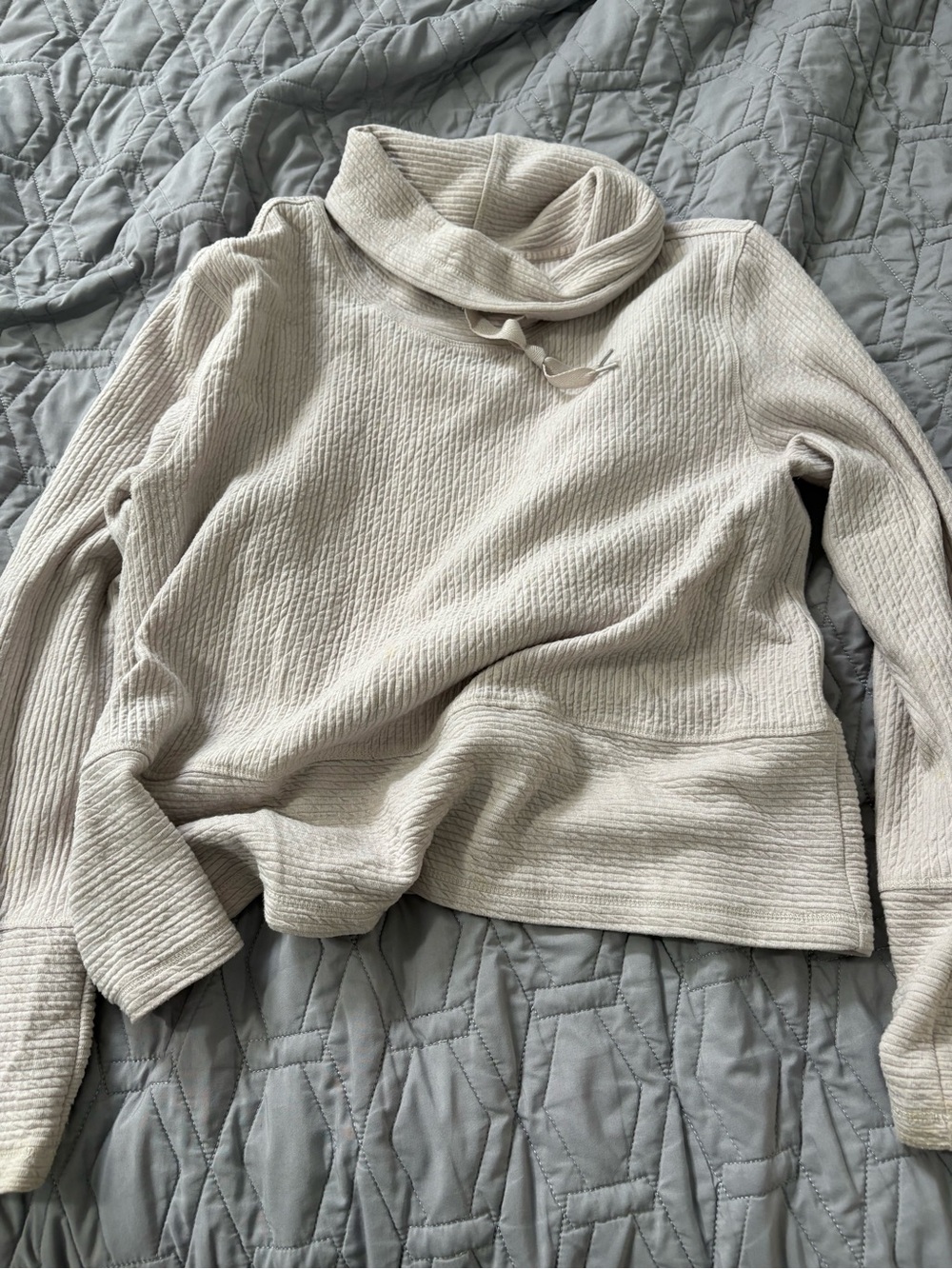 RBX Cream Cowl Neck Pullover Sweater